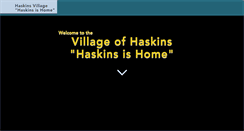 Desktop Screenshot of haskinsvillage.org